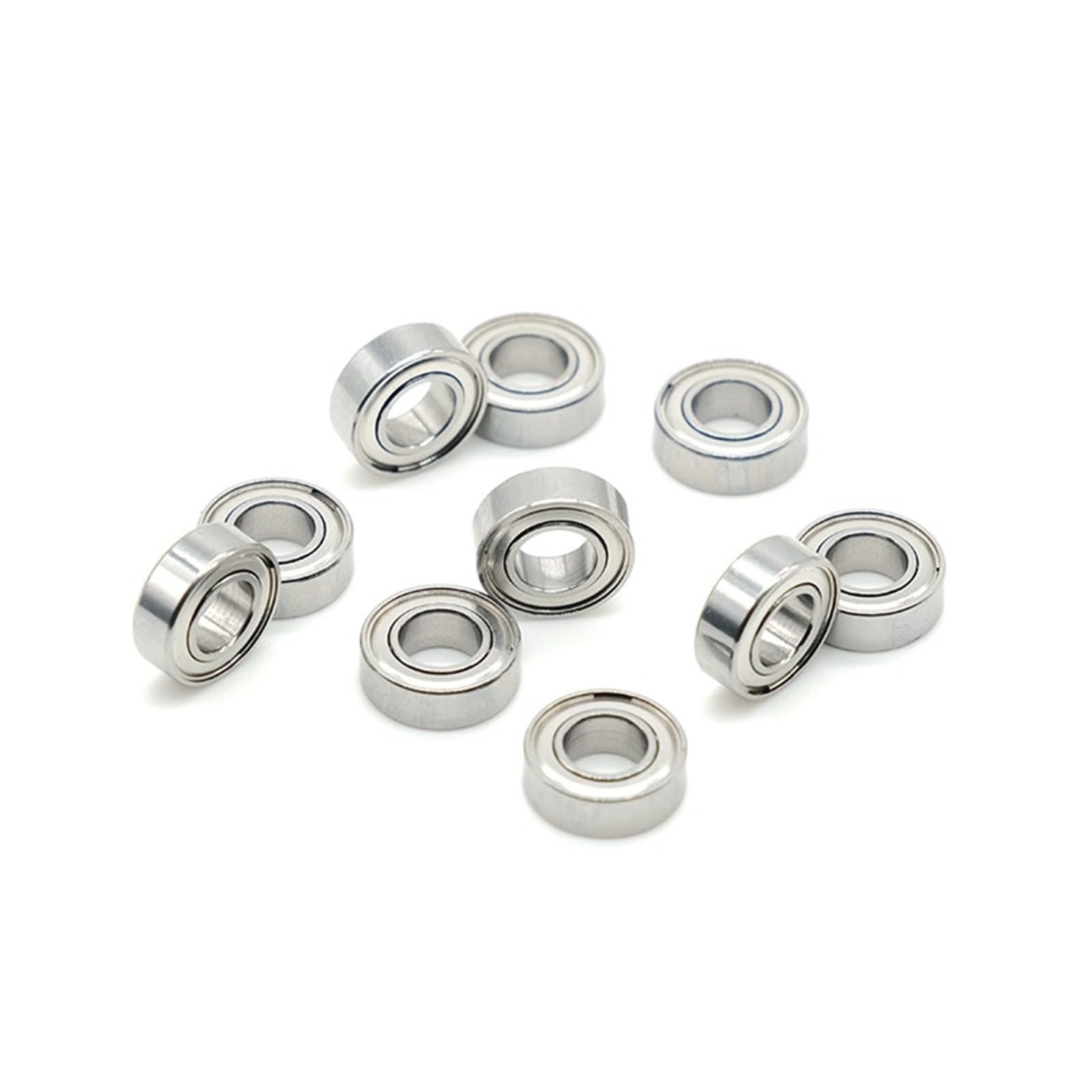 Rodamiento de bolas de acero inoxidable SR156ZZ, 4,762 x 7,938 x 3,175 mm, 10 unidades