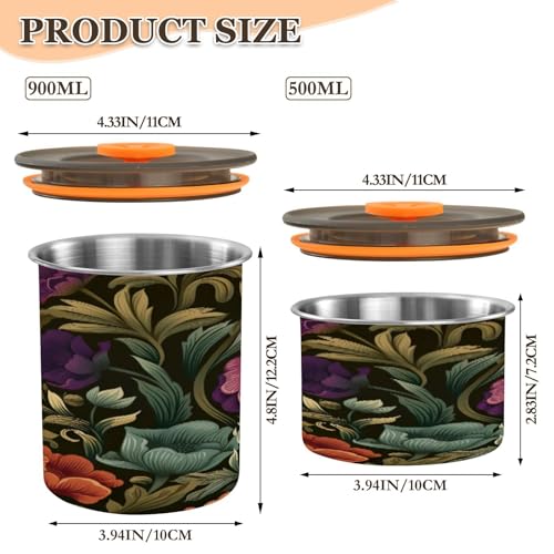Envase hermético para café de acero inoxidable Blueangle 500ml miniatura 2