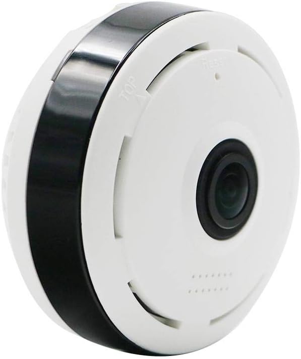 Degree Cloud Camera - HD 1080P - Wi-Fi Globe Panoramic Camera - Fish P2P IP camera - IR Night Vision Home Security Surveillance CCTV Cam - White