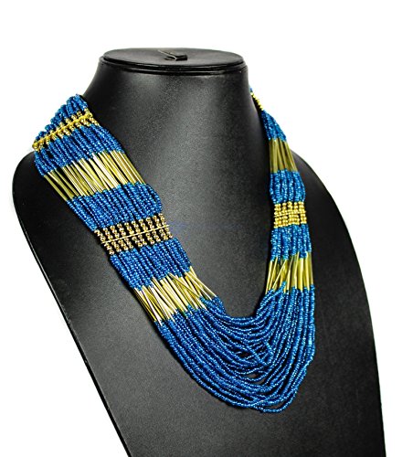 Nagina International Sapphire Blue Multi Layered Fashion Halskette Schmuck & Zubehör Cover