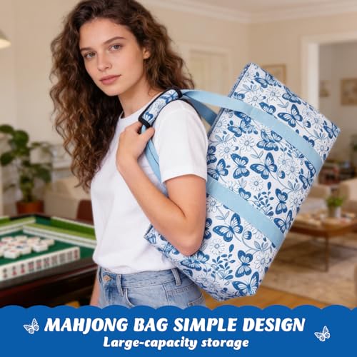 Bolsa Mah Jong 3-en-1 de Lona Resistente y Organizador miniatura 7