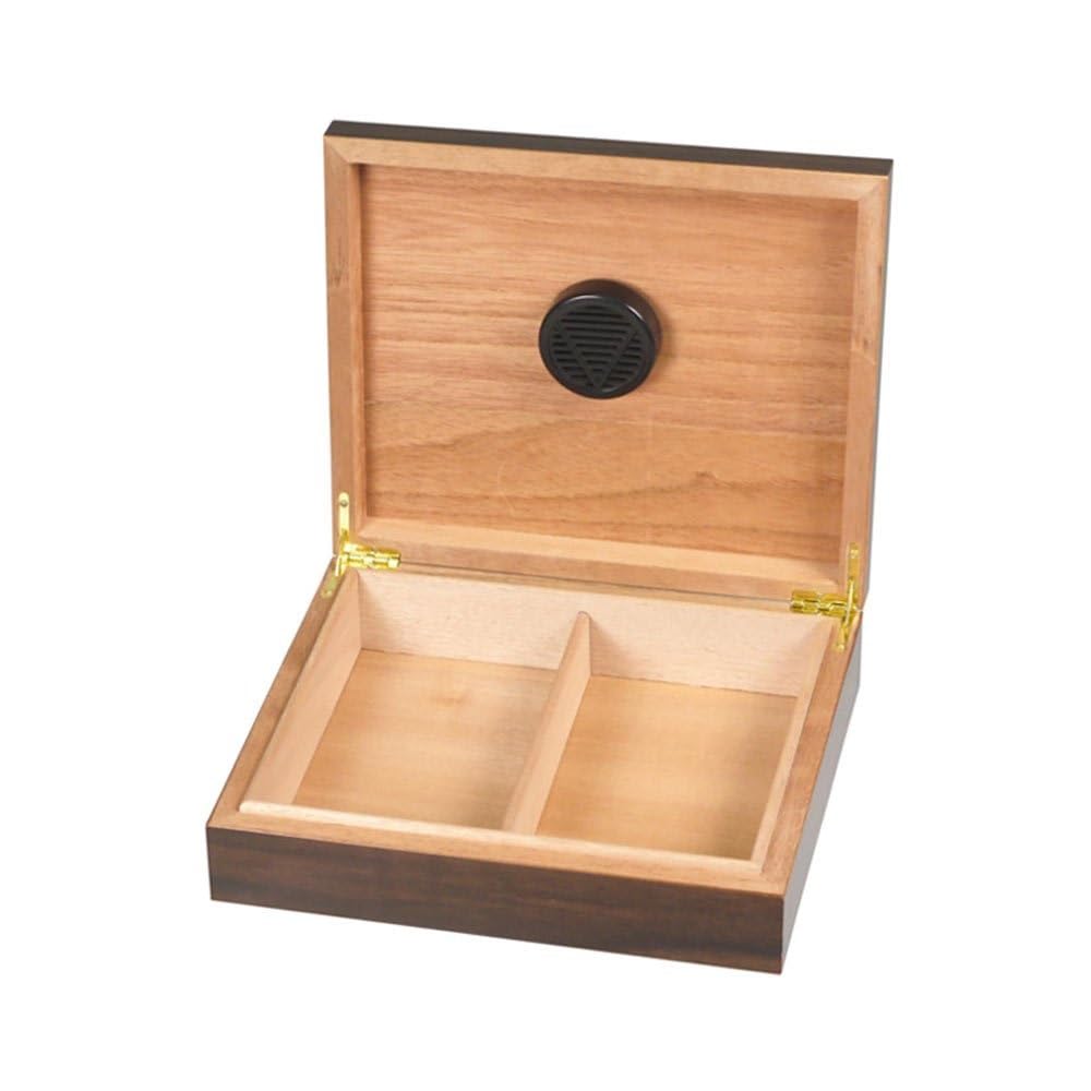 Humidificador, acabado de madera de nogal