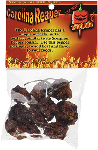 Magic Plant Dried Carolina Reaper Pepper Whole Pods