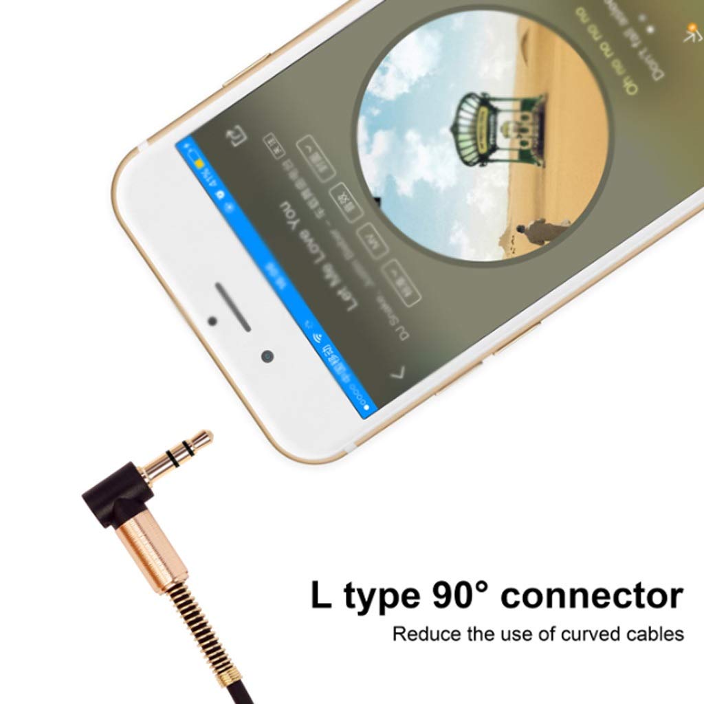 Kabel pomocniczy Kabel audio 3,5 mm Kabel głośnikowy Jack 3,5 mm Kabel pomocniczy męski na słuchawki, D