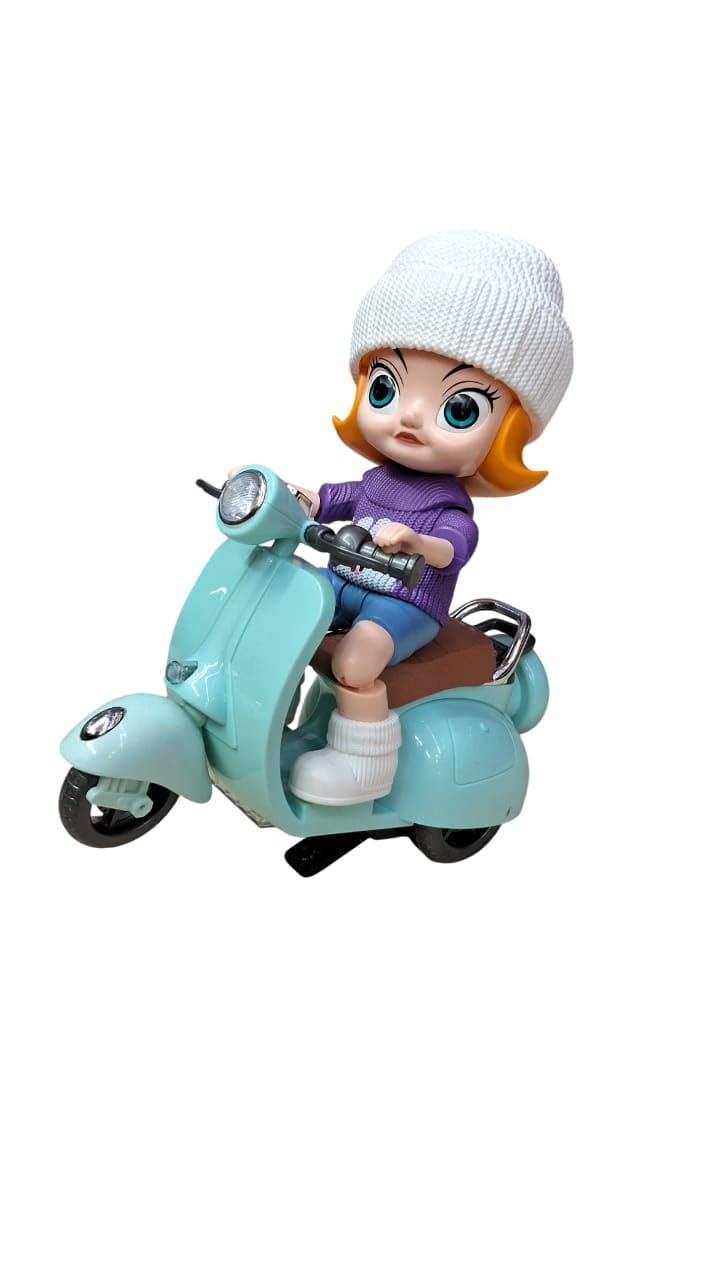 Nick Toys, Stunt Scooter Girl - Interactive Kids Toy with Music, Lights, and Amazing Stunt Comes with 360 Degree Rotation Feature, Premium Dancing Musical Scooter with Swing Action and Stand Mode (B0DH81GNQH) Amazon Price History, Amazon Price Tracker