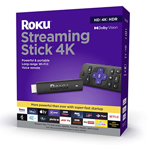Roku 3820EU Streaming Stick 4K | HD/4K/HDR Streaming Media...