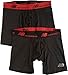 New Balance Men's NB Dry Fresh Boxer Briefs, Black/Black, Large