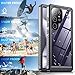 SPIDERCASE Upgraded for Samsung Galaxy S24 Ultra Case Waterproof,Built-in Screen & Camera Protection [12FT Military Shockproof] IP68 Underwater Full-Body Cell Phone Case for Galaxy S24 Ultra,Black