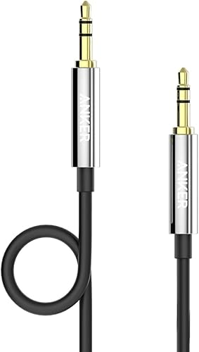 Anker - Cable auxiliar de audio de 0.138in, cable Auxiliar para auriculares Beat, iPods, iPhones, iPads, estéreo de auto y mucho más