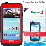 For Samsung Galaxy S4 Waterproof Superproof Dirtproof Snowproof Shockproof Case for Samsung Galaxy S4(Red)