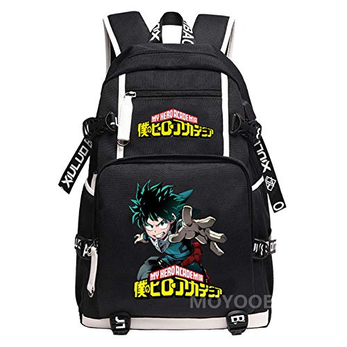 MOYOOE My Hero Academia Anime Bakugou Katsuki Backpack Cosplay Laptop Bags  Travel Bagpack Mochila