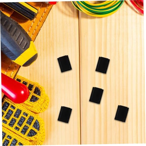 60 piezas Clips Adhesivos Negros para Fijación Compacta de Cables para Organización Ordenada de Cables para Oficina y Auto miniatura 3