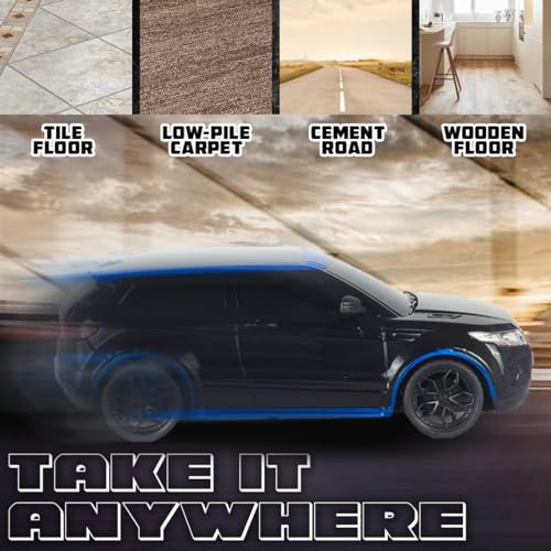 Image of Wembley Remote Control RC Toy Car for Kids High Speed Racing Car Toys for 5 Years 12 for Boys 7-14 Years 1:24 Scale Mini Remote Car - Black & Blue