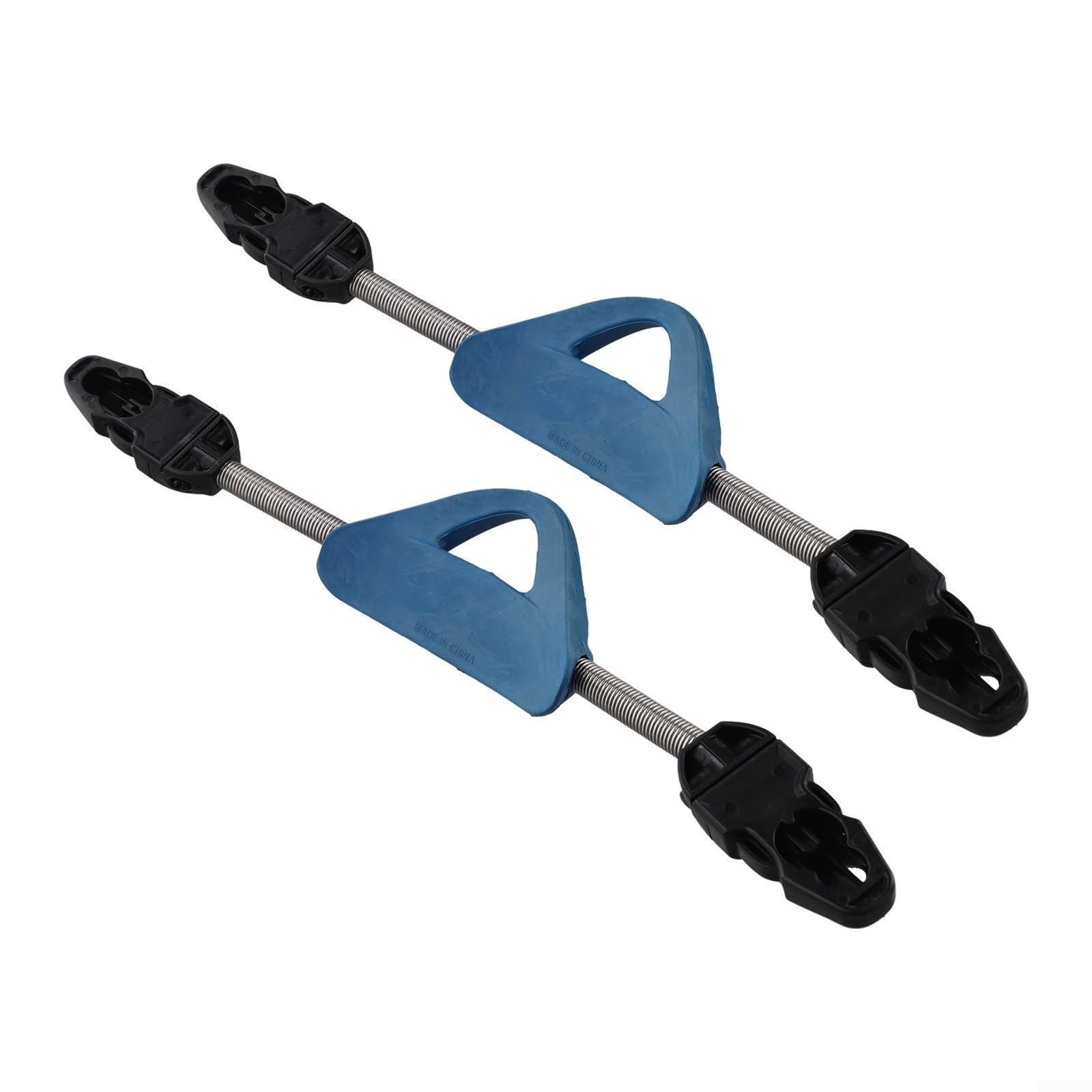 Snugawarm For Most Mares Fins Scuba Diving Spring Straps 2Pcs 304 Stainless Steel Non Slip Replacement Bands EPDM TPR Sea Water Resistant(L blue)