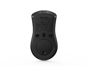 Lenovo Legion M600 RGB Wireless Gaming Mouse  16,000 DPI, 9 Programmable Buttons, 200-Hour Battery Life, 50-Million Clicks Durability  Ambidextrous Computer Mouse (Black)