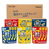 Amazon.co.jp: カバヤ 塩分チャージタブレッツ 2種（スポーツドリンク