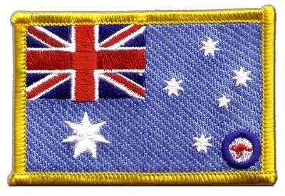 Digni Bandera de Australia Royal Australian fuerza aérea parche Cover