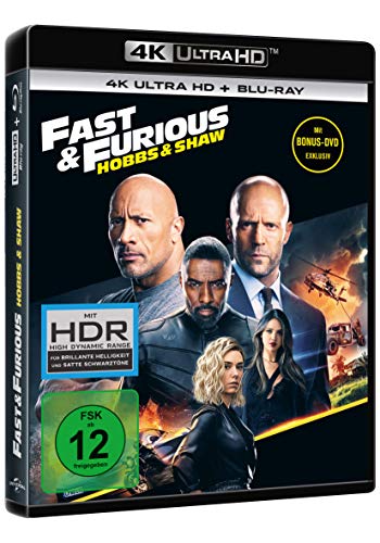 Fast & Furious: Hobbs and Shaw – 4K Blu-ray (UHD + Blu-ray Disc + DVD)