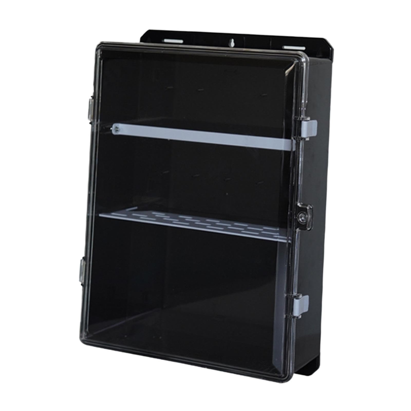 Oshhni Boîtier de distribution électrique extérieur, boîtier de protection pour disjoncteur robuste, résistant aux intempéries pour atelier, 30 Cm X 12 Cm X 44.5