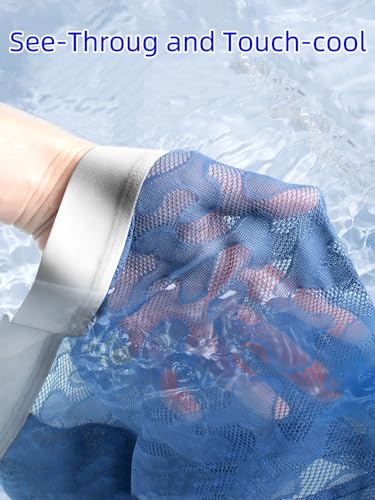 Men's Sexy Underwear See-through Mesh Breathable Boxer Briefs Men's Transparent Tagless Trucks4