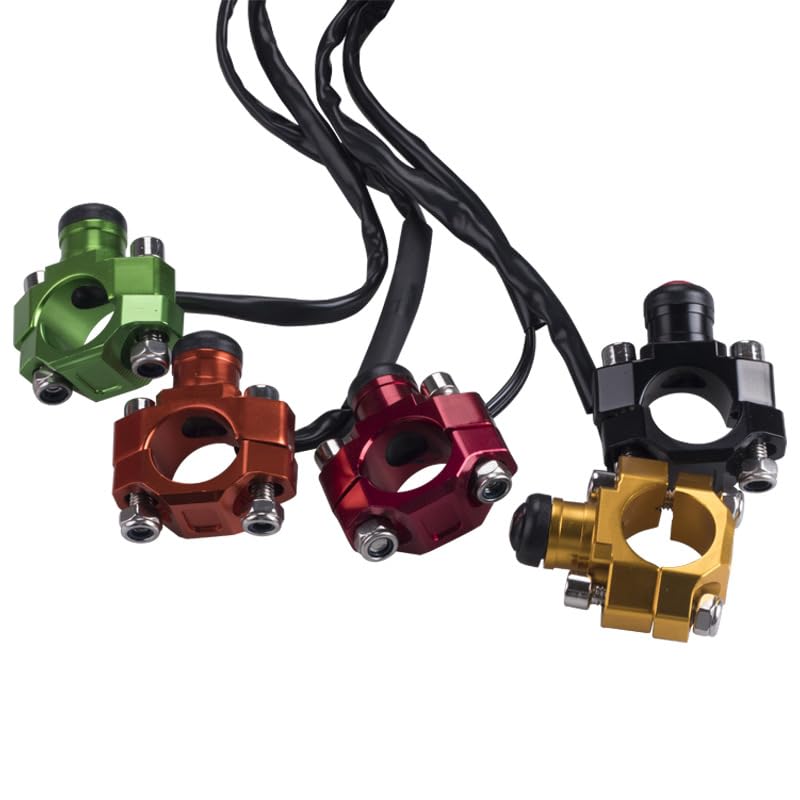 Miniatura 4 de Interruptor de apagado de arranque de motor de motocicleta, interruptor de apagado CNC universal para ATV, Dirt Pit Bike, scooter, Quad 12 V, 78