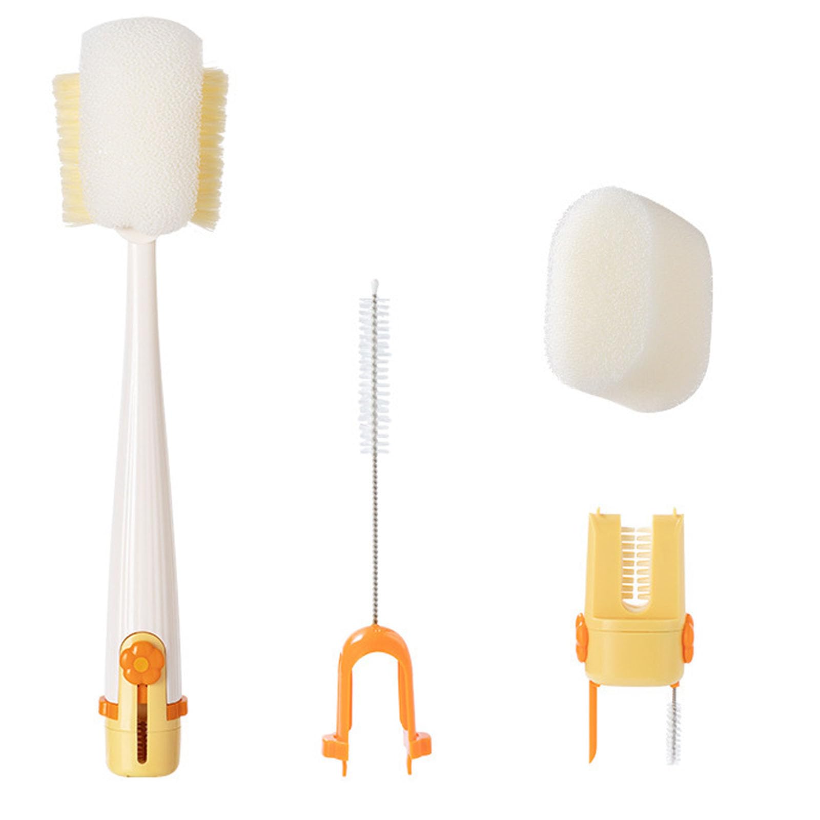 5 in 1 Bottle and Straw Cleaner, Multifunctional Cleaning Brush for Narrow-Neck Bottles and Reusable Cups