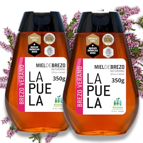 LAPUELA Miel de Brezo Verano 100% Natural. Miel Pura de...