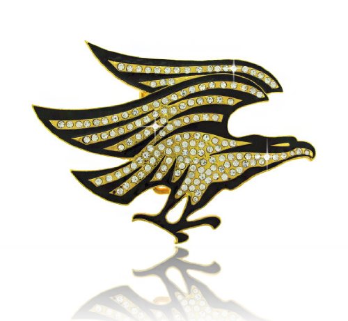 HIP HOP BLING ICED OUT Gold Tone Eagle BELT BUCKLE