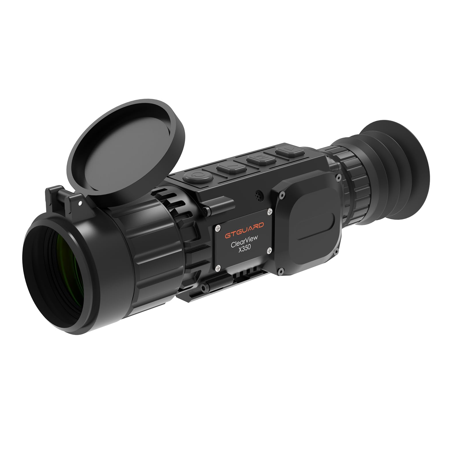 Visores térmicos Clearview X350 Sensor IR 384×288, frecuencia de actualización de 50Hz, Zoom Digital 4×, retículas múltiples, transmisión Wi-Fi, clasificación IP66 para la Caza de jabalíes y depredad