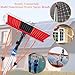 40 FT Water Fed Pole Kit Adjustable Solar Panel Cleaning Kit Cleaner Tool for Window Glass Roof Outdoor Glass Brush Window Washing Equipment (40ft)