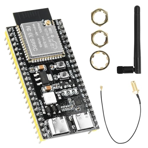 Heemol ESP32 S3 N16R8 DevKitC-1 Module für ESP32 S3 Entwicklung Boards mit WiFi Bluetooth 5.0 für Arduino USB C Anschließbare Antenne mit Einem 2.4G Antenna+IPEX Antenna