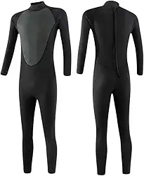 Roupa Borracha Neoprene Long John 3mm Unissex Surf Mergulho Natação