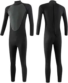 Roupa Borracha Neoprene Long John 3mm Unissex Surf Mergulho Natação