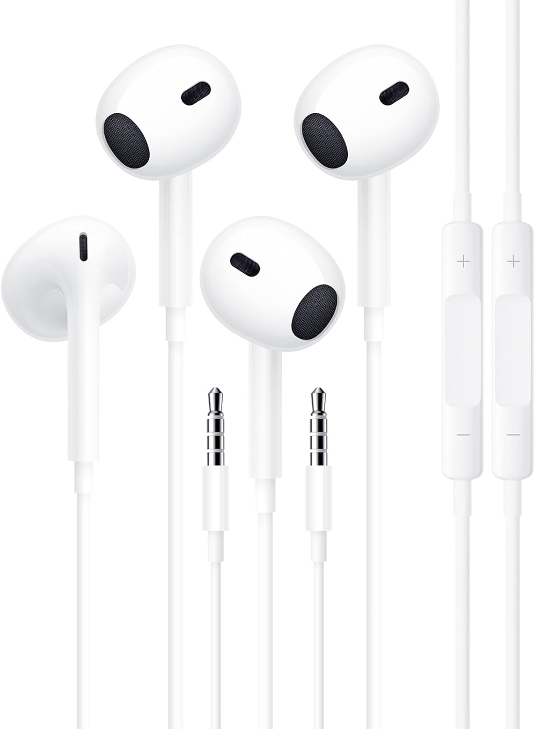 ALIANSHENG 2 Packs Earphones,Wired in-Ear Headphones Earbuds Microphone&Volume Control,Powerful Bass… ALIANSHENG 2 Packs Earphones,Wired in-Ear Headphones Earbuds Microphone&Volume Control,Powerful Bass…
