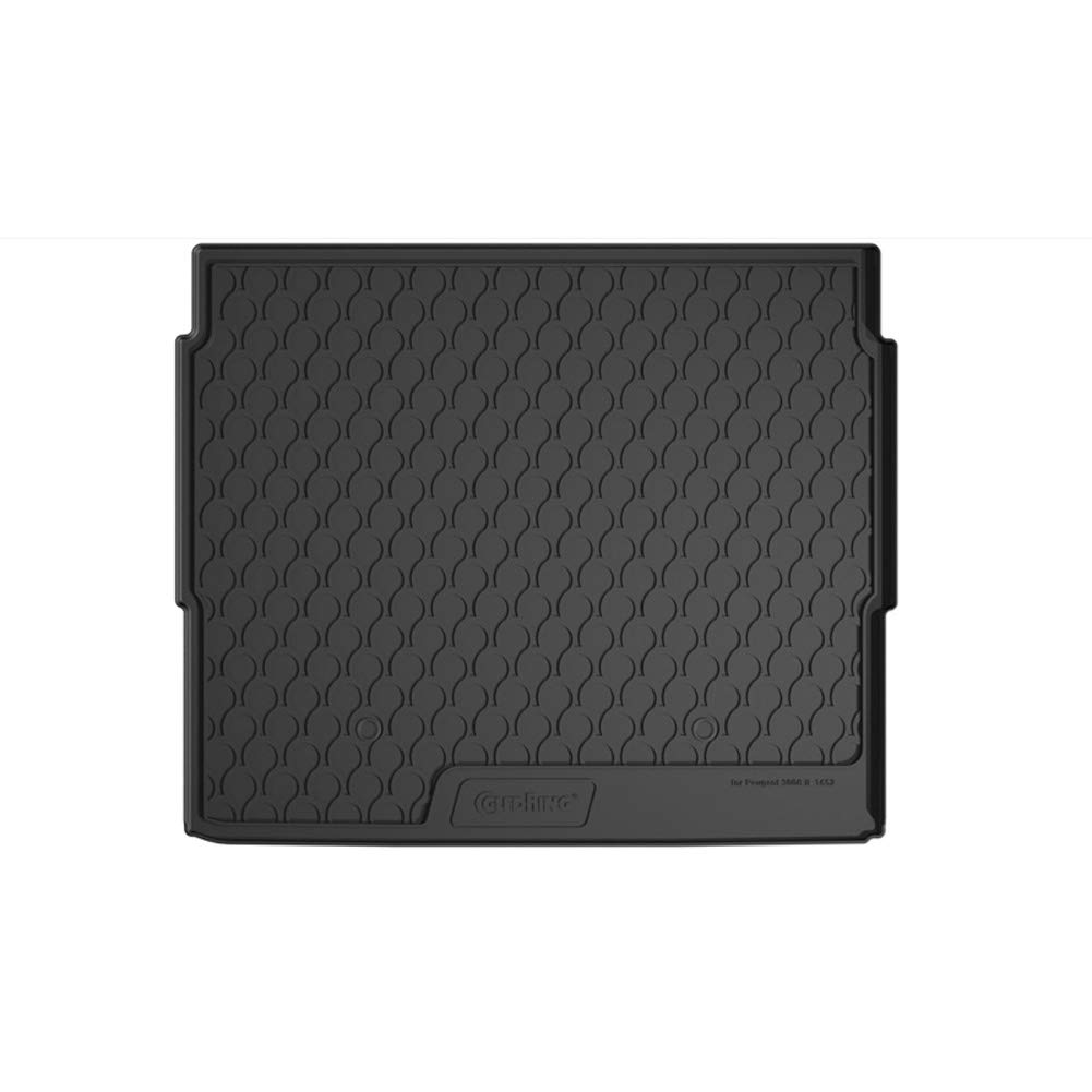 Gledring Tapis de Coffre Rubbasol (Caoutchouc) sur Mesure | compatible avec Peugeot 3008 II 2016-2024 (Sol en haut)