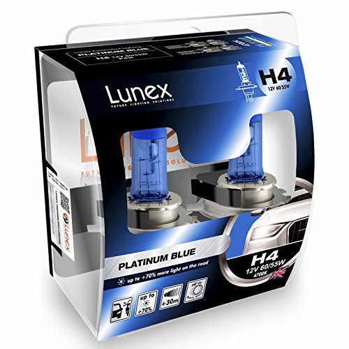 LUNEX H4 PLATINUM BLUE 472 Lampadine Alogene Faro