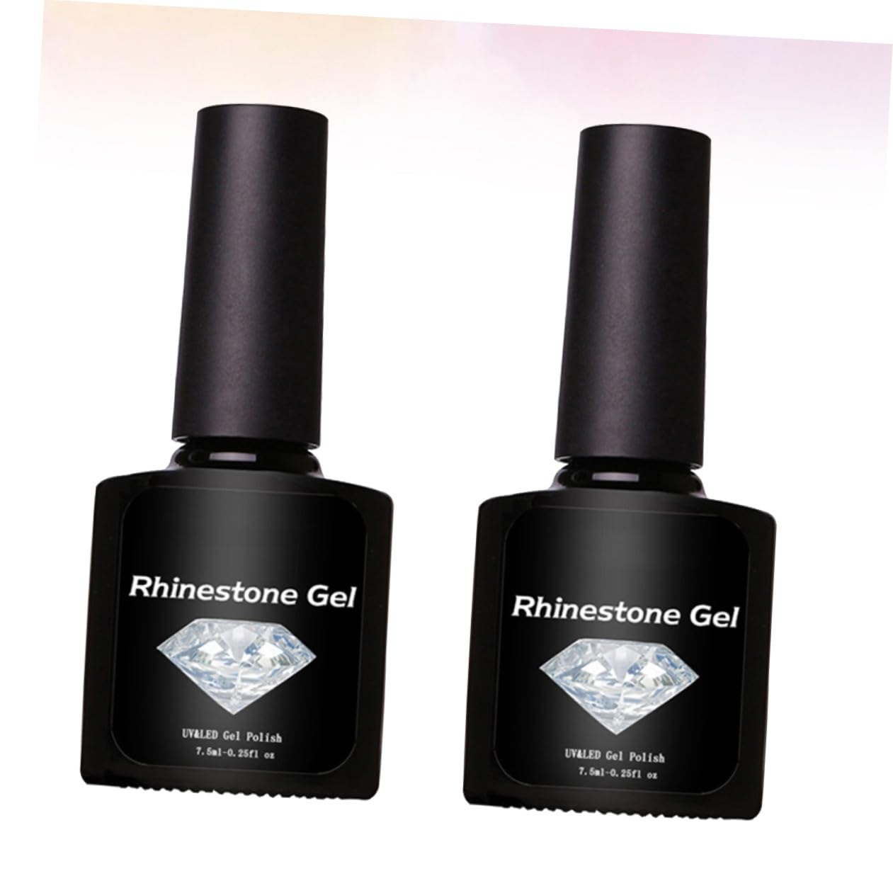 2pcs Super Viscosity Nail Glue Colors Gel Nail Rhinestones Glue Manicure Tool