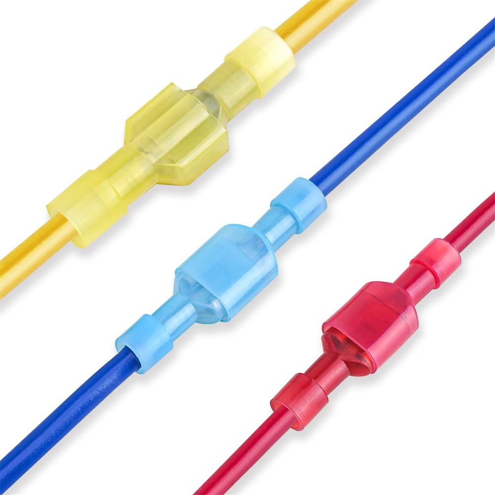 Strumento per filo a leva 400 pezzi terminali a crimpare a forcella maschio e femmina, elettrici, kit di connettori a sgancio rapido a in nylon
