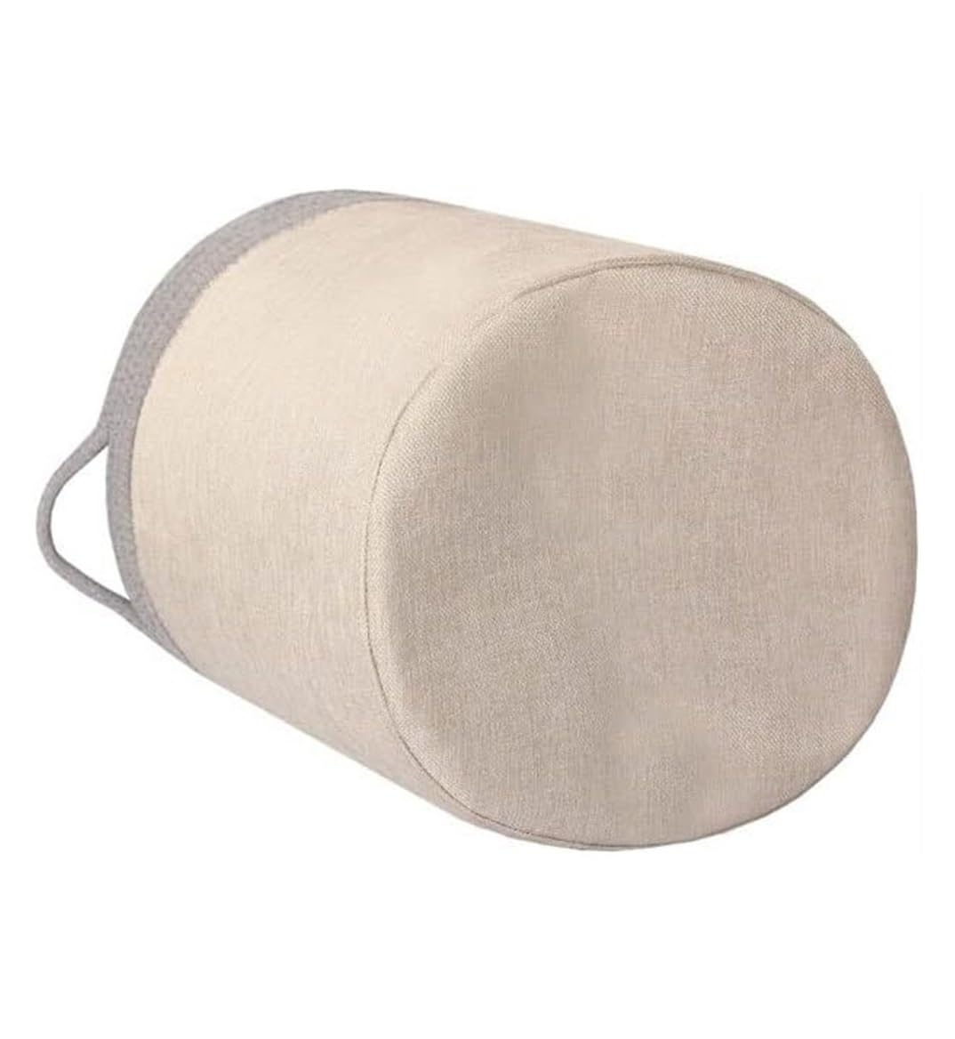 Cesto Portabiancheria Corda di Cotone Cesto Portaoggetti per Vestiti Sporchi Cesti per Biancheria Intrecciati per Decorazioni per La Casa per Pannolini Laundry Basket(C)