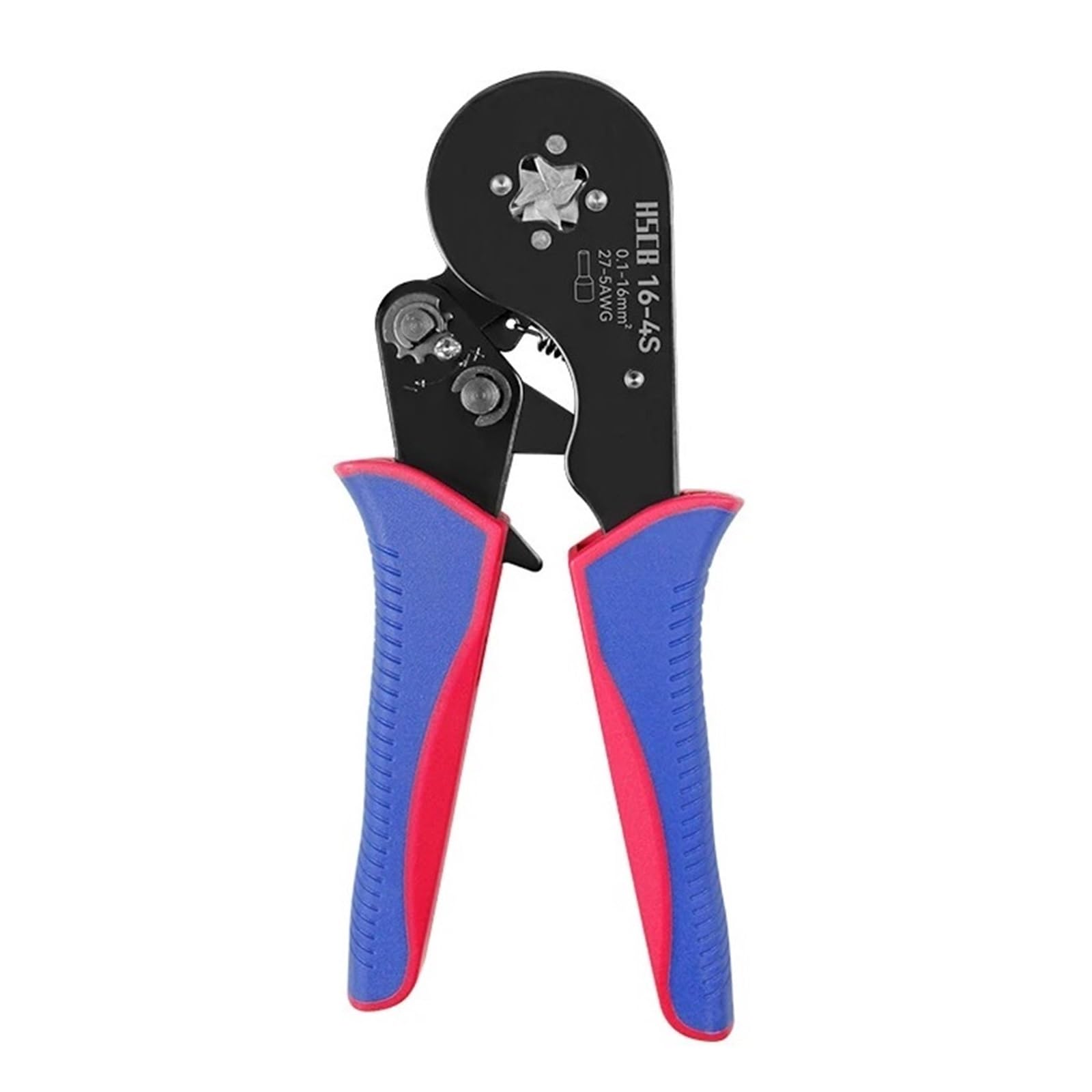 Pinza a crimpare per terminali tubolari 16-4S 16-6S 16mm² Ghiera per connettore cavo Strumento di serraggio elettrico domestico(HSC8 16-4S 1800)