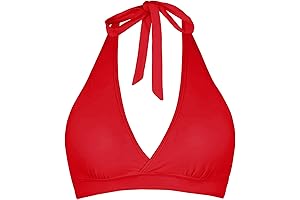 Women's Red Swim Tops for Stunning Beachwear