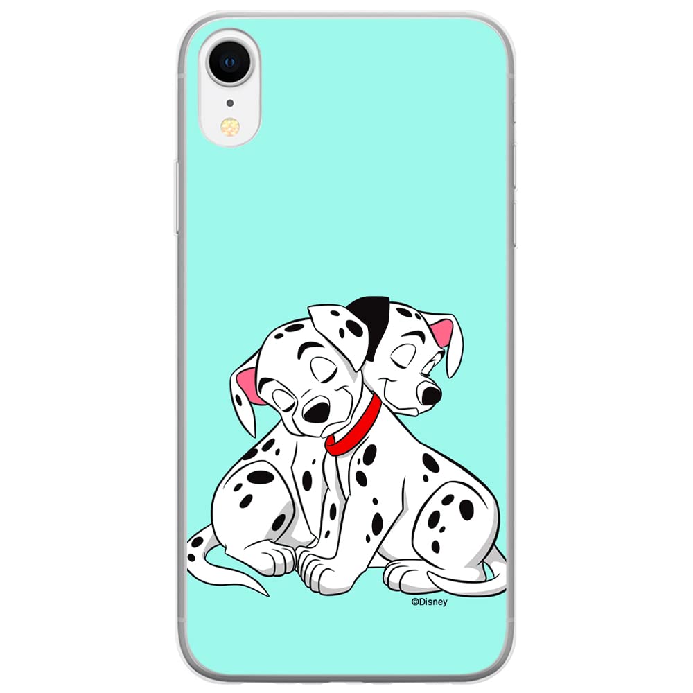 ERT GROUP mobile phone case for Iphone XR original and officially Licensed Disney pattern Dalmatians 005 optimally adapted to the shape of the mobile phone, case made of TPU