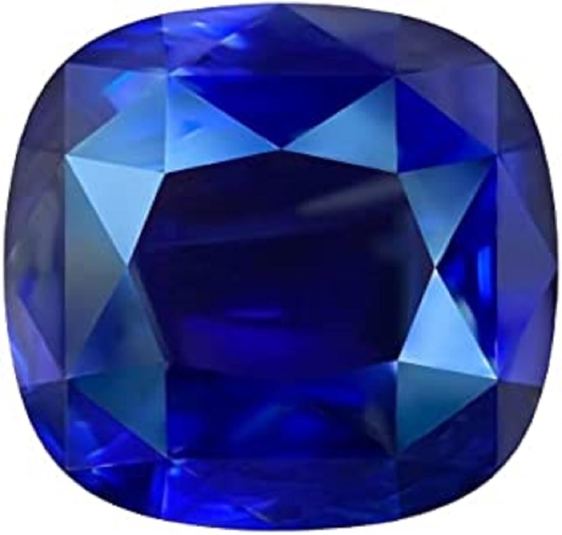 Jemskart Blue Sapphire 11.25 Ratti 10.45 Carat(NEELAM/NILAM Stone) Certified Natural Ceylon Quality Gemstone AAA Quality