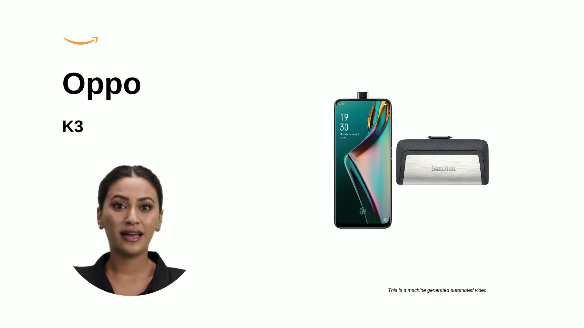 Oppo K3 (Jade Black, 6GB RAM, 64GB Storage)+ SanDisk Ultra