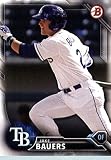 2016 Bowman Draft #BD-155 Jake Bauers Tampa Bay Rays Baseball Card