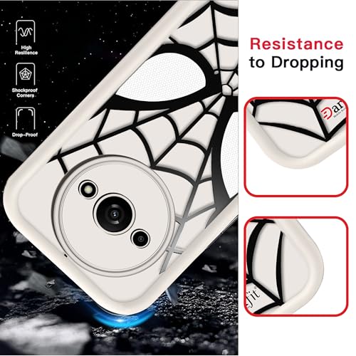 Image of DARKFIT Back Case Cover Compatible for Poco C61 | Soft Silicone | Camera & Body Protection | Shock Proof | Color White | Pack of 1