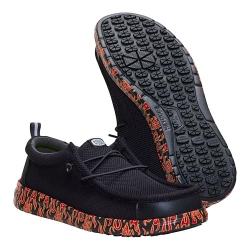 Image of HEYDUDE Men's Wally Work CE Slip-On Loafers | Lightweight CE-Certified Work Shoes | Water-Repellent & Slip-Resistant Outsole
