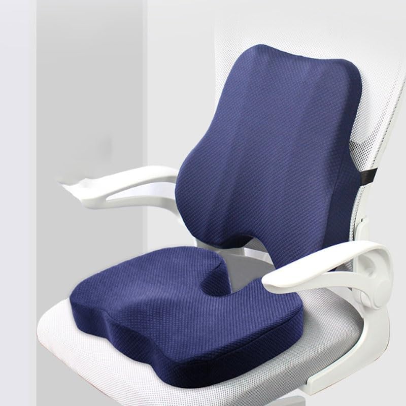 Office Chair Lumbar Support Polyester Backrest for Long Term Sitting
