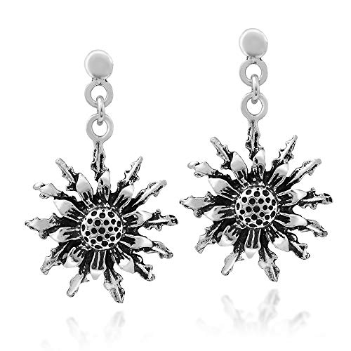 Pendientes de plata de ley 925 AeraVida ideales para lucir con vestidos en cenas