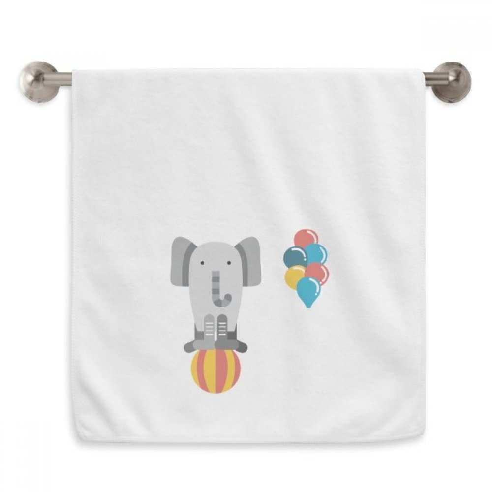 Serviette de toilette éléphant drôle cadeau de naissance 13x29